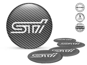 Subaru Wheel Emblem Logo Custom Resin Decals